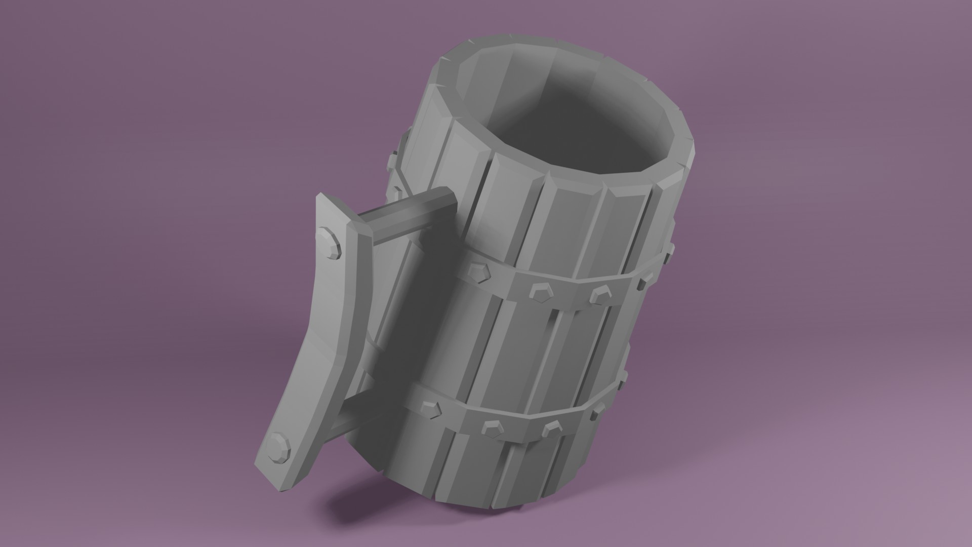Low Poly Tankard No Texture preview image 1